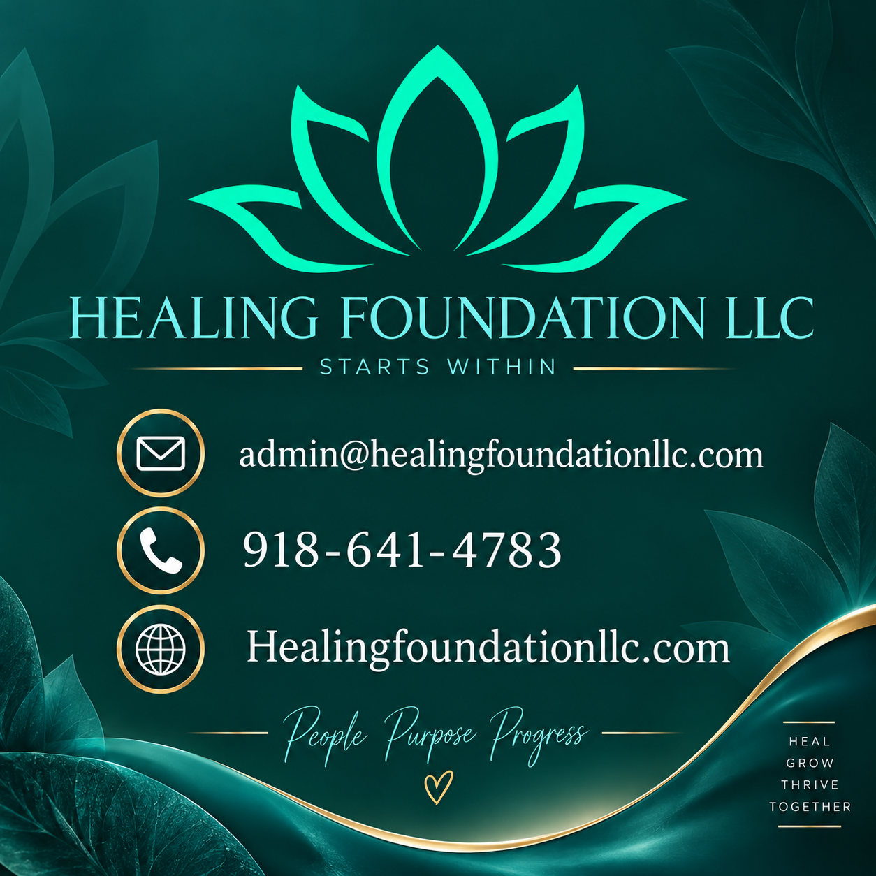 Healing Foundation LLC contact information